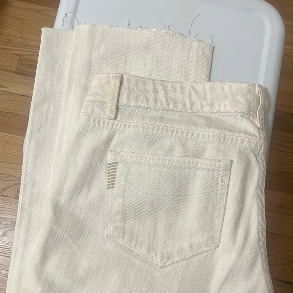 Low - Mid Rise Paige Denim White Jeans - Size 28 boot cut